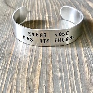 handmade Jewelry - Hand stamped adjustable metal cuff bracelet handmade Jewelry - Hand stamped adjustable metal cuff bracelet